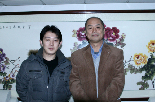 与北京市文联副主席黎晶在一起