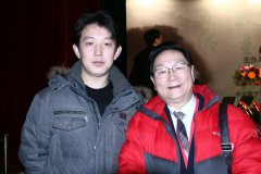 与原中央人民广播电台著名主持人曹灿在一起