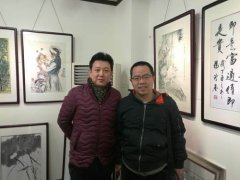 与青年相声演员徐德亮留影