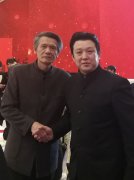 张和与中国书法家协会副主席刘洪彪在一起