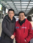 张和与中国著名歌唱家李双江老师在一起